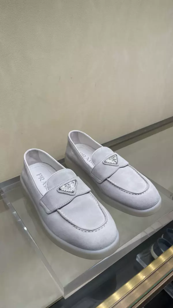 Замшевые мокасины PRADA