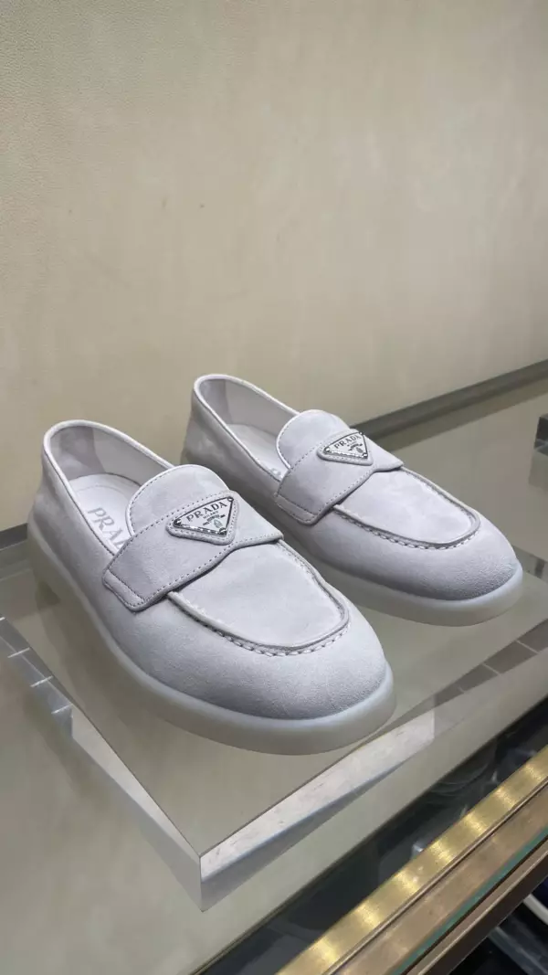 Замшевые мокасины PRADA