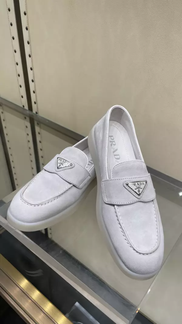 Замшевые мокасины PRADA