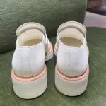 Шоколадные мокасины из лакированной кожи PRADA