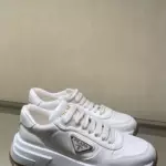 Кожаные кроссовки PRADA