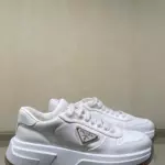 Кожаные кроссовки PRADA