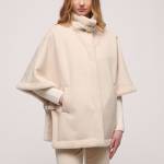 Fauxe Sheepskin Cape Luisa Spagnoli