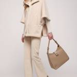 Fauxe Sheepskin Cape Luisa Spagnoli